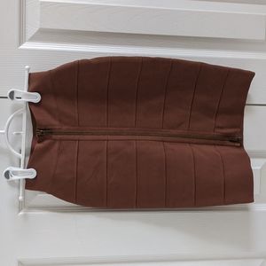 BCBG MAXAZRIA XS Toffee-Color Skirt